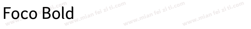 Foco Bold字体转换